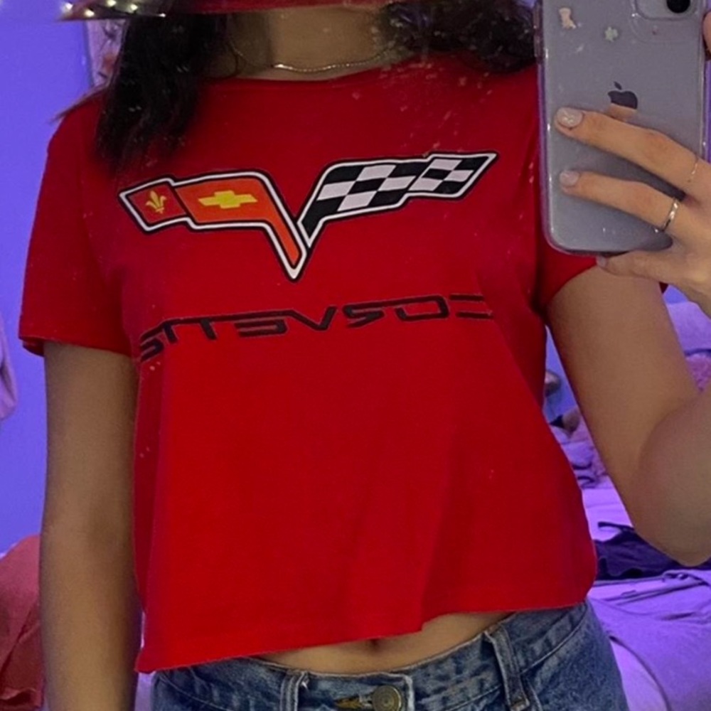 Red Corvette Tee size L